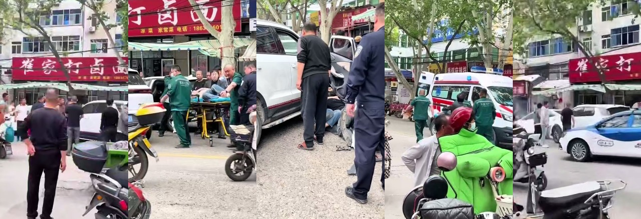 山西临汾东关立交桥惨案！醉驾哥们撞翻多车，车祸现场惨不忍睹，两人被夹在中间，救护车紧急抬人，酒驾害人害己太恐怖！