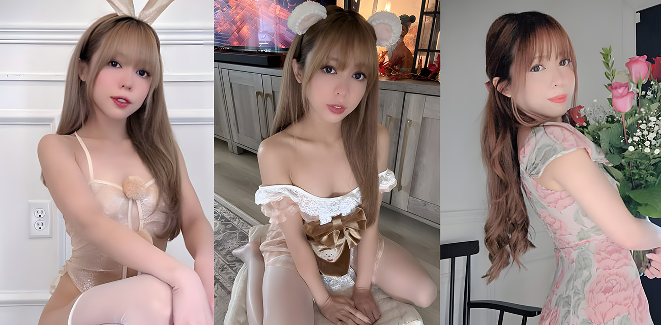 亚裔童颜女神 kittykumx 新作 本期她穿着粉嫩碎花裙被炮机疯狂抽插 干得白浆淫水不断